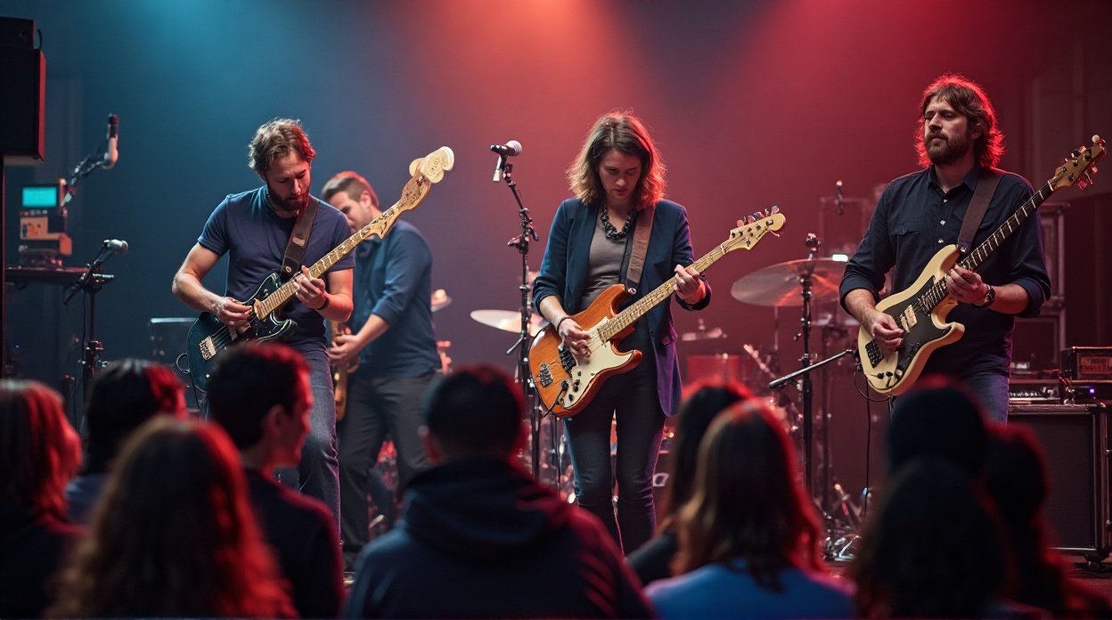Musicien en pleine improvisation lors d'une jam session